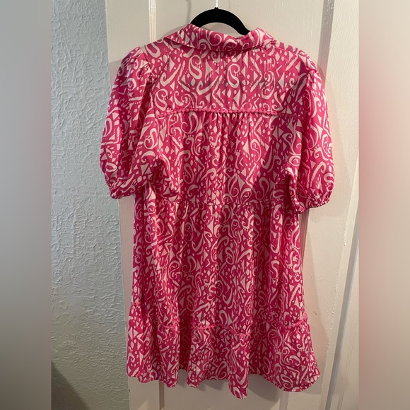 Pink Patterned Dress - Picture 2 of 4